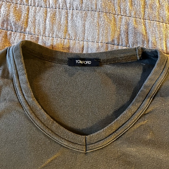 Tom Ford XXL Army Green Tshirt - Picture 3 of 6